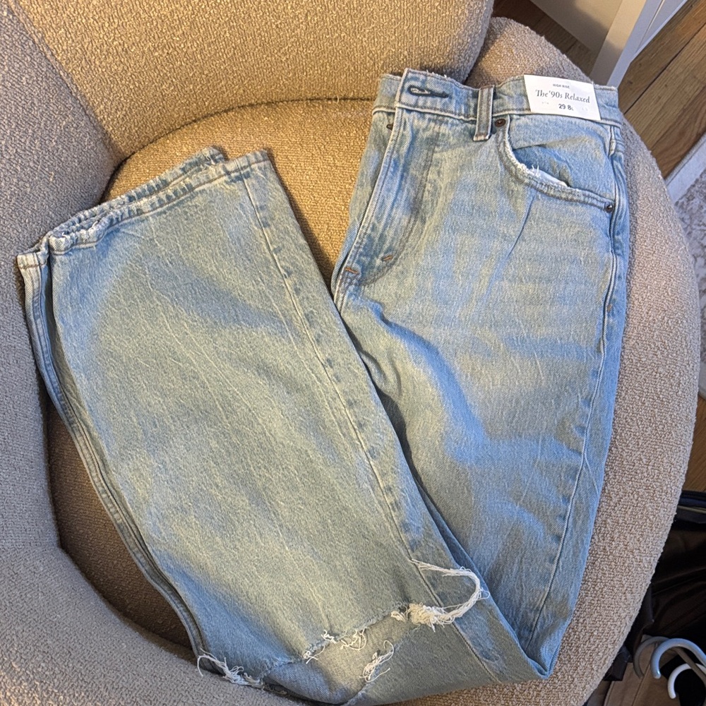 Abercrombie & Fitch Light Blue 90’s Relaxed Jean